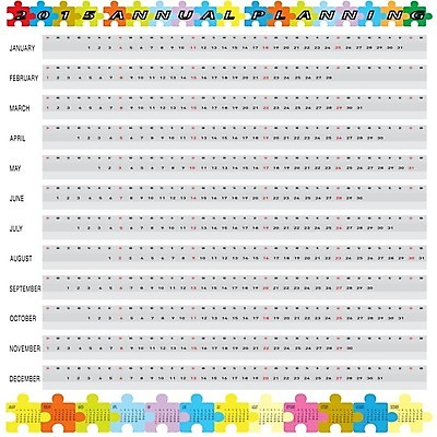 EPS 해외이미지 일러스트 컬러풀 달력 일주일 계획 12월 4월 6월 9월 11월 5월 연도 2015년 1월 8월 10월 7월 2월 월 해외202004 해외일러스트 컬러 컨셉 날짜 파일형식 벡터 이미지허브