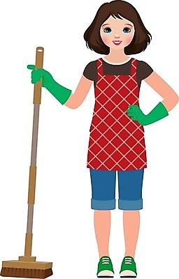 EPS 해외이미지 손 행복 가사 일러스트 가정 붓 빨래 도우미 해외202004 해외일러스트 감정 신체부위 파일형식 벡터 이미지허브