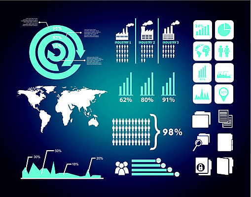 EPS 해외이미지 디자인 지도 일러스트 비즈니스 통계 그래프 사람없음 인포그래픽 정보 해외202004 해외일러스트 파일형식 벡터 이미지허브
