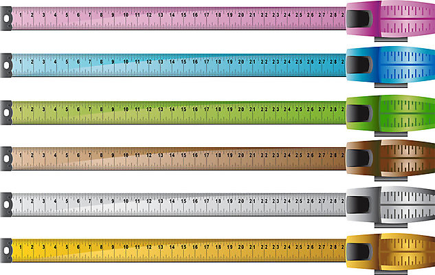 EPS 해외이미지 디자인 일러스트 자 가로 금속 흰색 공구 직물 측정 테이프 비닐 고립 양발 엘리먼트 인치 제도 직진 해외202004 해외일러스트 컬러 재질 문구용품 도구 파일형식 벡터 이미지허브