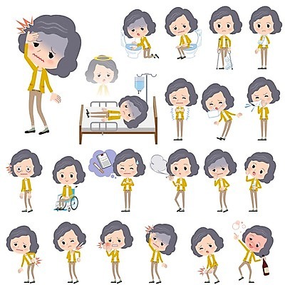 EPS 해외이미지 여자 중년 일러스트 담배 건강 가면 여러명 성인 고통 추위 마시기 알코올 만취 휠체어 치과의사 코 주부 변기통 재채기 성인여자만 해외202004 해외일러스트 감정 다수 모션 사람 신체부위 의사 술취함 여자만 성인만 파일형식 벡터 이미지허브