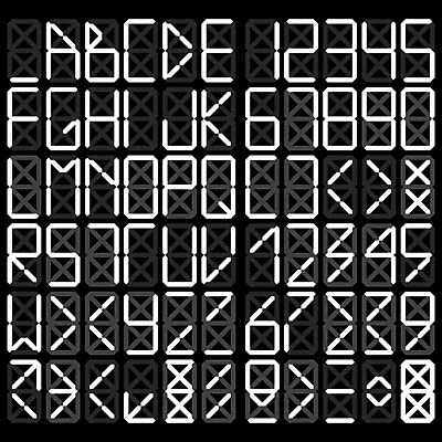 EPS 해외이미지 기호 디자인 알파벳 영어 화살표 일러스트 대문자 타이포그라피 사람없음 세트 숫자 디지털 흰색 플랫 전자 조합형타이포 해외202004 해외일러스트 문자 컬러 파일형식 벡터 이미지허브