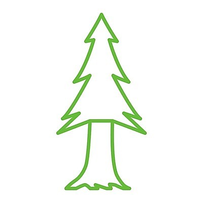 EPS 해외이미지 나무 식물 선 잎 일러스트 자연 목재 나뭇가지 숲 만화 심플 뿌리 잡동사니 얇은 해외202004 해외일러스트 재료 생태계 파일형식 벡터 이미지허브