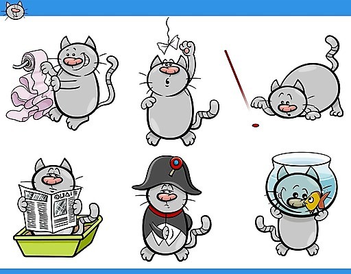 EPS 해외이미지 클립아트 동물 캐릭터 행복 종이 일러스트 장난 놀이 수염 어류 그래픽 반려동물 세트 장난감 고양이 신문 실 만화 수집 배고픔 그림 꼬리 추적 귀족 나폴레옹 해외202004 해외일러스트 일러캐릭터 감정 포유류 모션 간행물 수중동물 뉴스 파일형식 벡터 이미지허브