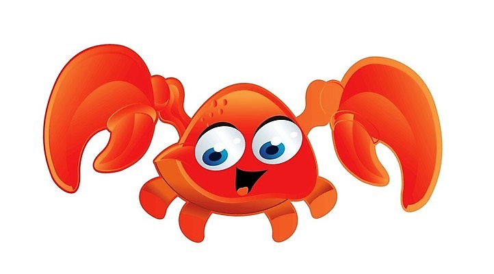 EPS 해외이미지 동물 캐릭터 행복 물결 바다 일러스트 응원 갑각류 웃음 손짓 빨간색 물 게 최고 치아 만화 심볼 코믹 마스코트 발톱 해외202004 해외일러스트 일러캐릭터 자연요소 감정 컬러 모션 발 표정 소화기관 파일형식 벡터 이미지허브