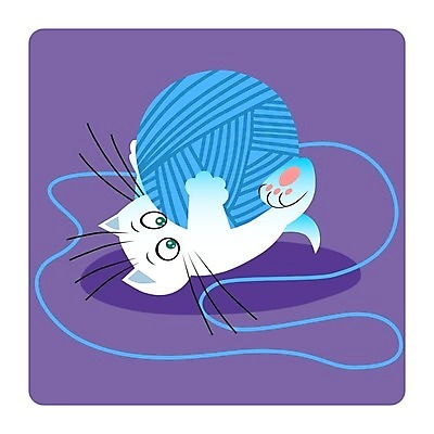 EPS 해외이미지 동물 일러스트 공 자연 주택 반려동물 고양이 게임 유머 실 만화 긍정 양모 발톱 해외202004 해외일러스트 감정 컨셉 포유류 발 놀이 건물 직물 생태계 파일형식 벡터 건축물 신체부위 건축 사람 이미지허브