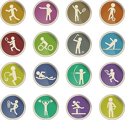 EPS 해외이미지 스포츠 골프 일러스트 농구 달리기 축구 수영 테니스 배구 심볼 역도 양궁 사이클링 해외202004 해외일러스트 모션 운동 구기 수상스포츠 육상스포츠 파일형식 벡터 이미지허브