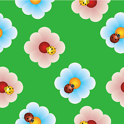 EPS 해외이미지 모양 디자인 꽃 곤충 백그라운드 패턴 곡선 일러스트 자연 벽지 미술 그래픽 장식 빨간색 노란색 유행 수확 소용돌이 흰색 직물 점 화려 벌레 타일 질감 복고 무당벌레 노려봄 해외202004 해외일러스트 식물 동물 선 컬러 컨셉 무늬 농업 문화예술 표정 회오리 생태계 파일형식 벡터 이미지허브