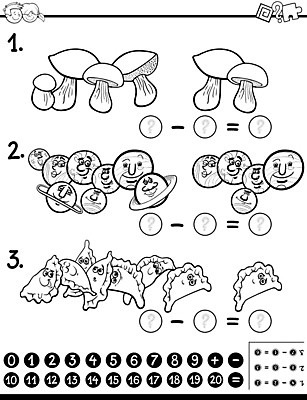 EPS 해외이미지 템플릿 캐릭터 디자인 교육 어린이 일러스트 학교 수업 흑백 그래픽 책 숫자 우주 버섯 유치원 행성 시험 게임 수학 퍼즐 가르침 계산 어플리케이션 만화 뺄셈 그림 페이지 해결 경단 색칠공부 초보 카운트 해외202004 해외일러스트 일러캐릭터 문자 교과목 놀이 촬영기법 사람 학습 색칠 파일형식 벡터 이미지허브