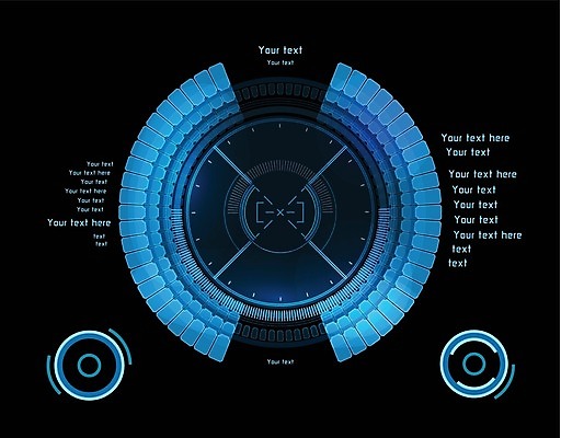EPS 해외이미지 모델 디자인 선 과학 컨셉 일러스트 벽지 추상 미래 그래픽 파란색 컴퓨터 우주 디지털 스크린 검은색 인포그래픽 터치 판넬 원형 목표 사이버 분석 군용 시력 전자 시스템 계기판 엘리먼트 인터페이스 제어 가상 스타일 사용자 해외202004 해외일러스트 도형 컬러 무늬 군대 전자제품 파일형식 벡터 이미지허브