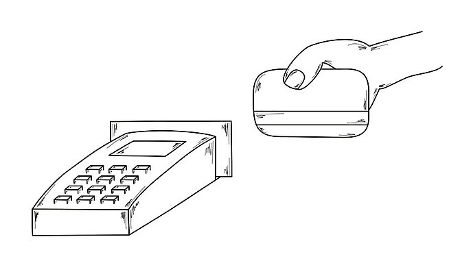 EPS 해외이미지 돈 일러스트 비즈니스 손가락 사람 금융 쇼핑 숫자 세일 상점 식당 검은색 기계 엄지손가락 흰색 잡기 신용카드 낙서 구매 플라스틱 만화 스케치 고객 오브젝트 그림 결제 손그림 소매 빚 계좌 고립 인출 터미널 해외202004 해외일러스트 문자 손 컬러 모션 재질 미술 경제 재산 파일형식 벡터 이미지허브