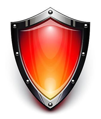 EPS 해외이미지 클립아트 디자인 일러스트 경비 안전 빨간색 빛 금속 힘 흰색 바이러스 보호 심볼 사인 보안 배지 광택 방패 반대 백신 해외202004 해외일러스트 컬러 컨셉 의학 재질 파일형식 벡터 이미지허브