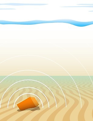 EPS 해외이미지 바다 일러스트 물 파란색 모래사장 바닷속 수중 긴급 항공 신호 녹음기 잔물결 재앙 해외202004 해외일러스트 자연요소 물결 컬러 파일형식 벡터 녹음_기록 이미지허브