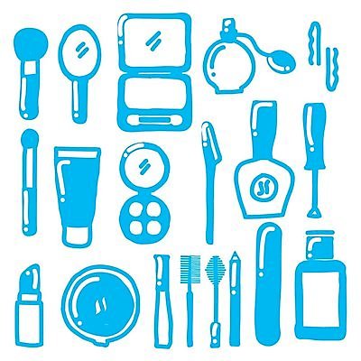 EPS 해외이미지 일러스트 그림자 파란색 연필 유행 화장품 거울 립스틱 흰색 붓 머리빗 못 가루 속눈썹 크림 향수 입술 마스카라 그림 클립 향기 광택 고립 해외202004 해외일러스트 컬러 학용품 신체부위 필기구 뷰티 공구 미용용품 눈썹 냄새 파일형식 벡터 이미지허브