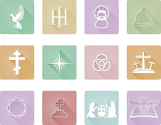 EPS 해외이미지 손 기독교 종교 십자가 일러스트 천사 부활절 관리 3 어류 책 세트 픽토그램 교회 성경 천주교 기도 예수 심볼 사인 비둘기 신성 후광 숭배 신앙심 오메가 파스텔톤 해외202004 해외일러스트 기념일 컬러 종교용품 조류 신체부위 빛 수중동물 신_종교 파일형식 벡터 이미지허브