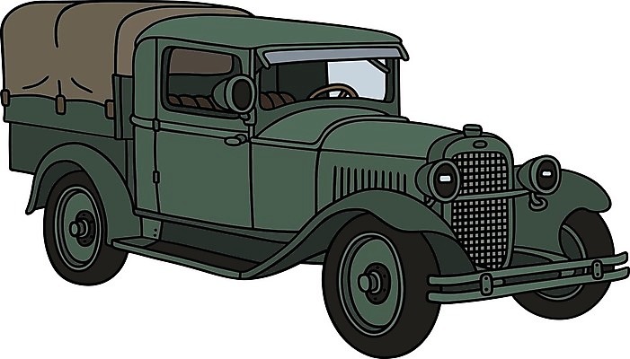 EPS 해외이미지 도로 일러스트 교통시설 자동차 초록색 회색 수확 클래식 만화 군용 캔버스 육군 짐차 모터 옛날 해외202004 해외일러스트 길 육상교통 컬러 교통 컨셉 농업 군대 시설 파일형식 벡터 이미지허브