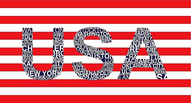 EPS 해외이미지 디자인 일러스트 텍스트 타이포그라피 그래픽 단어 라벨 미국 줄무늬 도시 뉴욕 애국심 로스앤젤레스 마이애미 시카고 워싱턴 전국 해외202004 해외일러스트 문자 북아메리카 무늬 프레임 파일형식 벡터 이미지허브