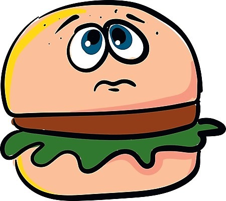 EPS 해외이미지 어린이 음식 일러스트 샌드위치 식사 샐러드 햄버거 폐기물 상추 케첩 먹기 그림 패티 번 인기 해외202004 해외일러스트 빵 채소 모션 패스트푸드 사람 소스_음식 쓰레기 파일형식 벡터 이미지허브