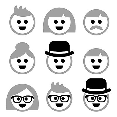 EPS 해외이미지 모양 헤어스타일 할아버지 행복 실루엣 안경 할머니 얼굴 스티커 일러스트 사람 소년 세트 픽토그램 머리 회색 입 이발 심볼 콧수염 긍정 염색 고립 번 옛날 아바타 사용자 해외202004 해외일러스트 잡화 여자 노년 남자 감정 어린이 빵 컬러 컨셉 수염 촬영기법 신체부위 파일형식 벡터 이미지허브