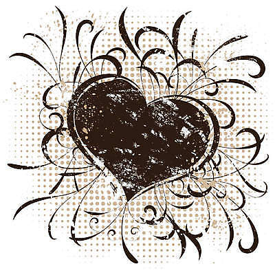 EPS 해외이미지 디자인 꽃 분홍색 백그라운드 꽃무늬 일러스트 그래픽 빨간색 흰색 하트 마음 화려 그런지 해외202004 해외일러스트 모양 식물 컬러 컨셉 무늬 파일형식 벡터 이미지허브