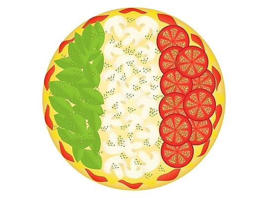 EPS 해외이미지 음식 잎 토마토 일러스트 치즈 피자 빨간색 초록색 노란색 버섯 이탈리아 깃발 원형 심볼 사인 바질 고립 모짜렐라치즈 채식주의자 피자집 해외202004 해외일러스트 도형 식물 유럽 컬러 채소 유제품 패스트푸드 서양음식 상점 채식 파일형식 벡터 나라 인스턴트 이미지허브