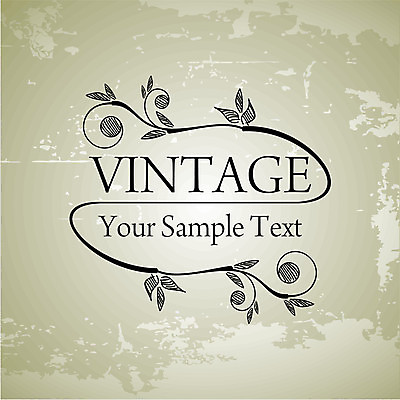 EPS 해외이미지 백그라운드 잎 일러스트 타이포그라피 사람없음 연두색 빈티지 잎줄기 해외202004 해외일러스트 식물 문자 줄기 컨셉 초록색 파일형식 벡터 이미지허브