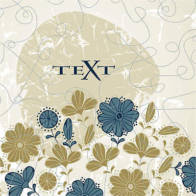 EPS 해외이미지 꽃 백그라운드 곡선 일러스트 타이포그라피 사람없음 빈티지 베이지색 해외202004 해외일러스트 식물 문자 선 컬러 컨셉 파일형식 벡터 이미지허브