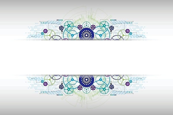 EPS 해외이미지 디자인 일러스트 추상 사람없음 그래픽 디지털 흰색 톱니바퀴 해외202004 해외일러스트 컬러 무늬 파일형식 벡터 이미지허브