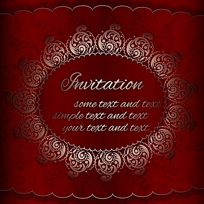 EPS 해외이미지 일러스트 프레임 타이포그라피 글자캘리그라피 사람없음 장식 빨간색 빈티지 클래식 고급 해외202004 해외일러스트 문자 컬러 컨셉 캘리그라피 파일형식 벡터 이미지허브