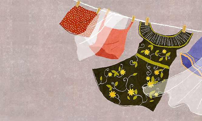 PSD 옷 원피스 백그라운드 일러스트 집게 사람없음 치마 민소매 빨랫줄 국내일러스트 줄 상의 하의 파일형식