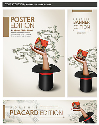 PSD 템플릿 모자 손 배너 배너템플릿 가로배너 ZIP 포스터 세로배너 백그라운드 지폐 돈 부동산 주택 한명 들기 사람 신체부위 금융 세트 달러 현수막 돈다발 마술사모자 모자_잡화 1 잡화 모션 건물 가로 세로 경제 재산 파일형식