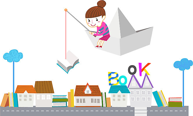 라이프스타일 여자 일러스트 낚시 한명 사람 건물 책 마을 낚싯대 북 종이배 여자만 여자한명만 국내일러스트 AI파일 1 건축물 레저 타악기 생활 낚시용품 종이접기 파일형식 벡터