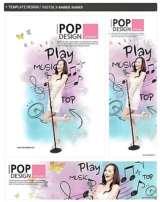 PSD 서양인 외국인 백인 템플릿 배너 배너템플릿 여자 가로배너 ZIP 포스터 세로배너 문화 예술 음악 백그라운드 음표 문화예술 한명 서기 미소 사람 성인 세트 현수막 마이크 다리들기 여자만 여자한명만 성인여자만 성인만 1 기호 음향기기 모션 표정 인종 가로 세로 파일형식