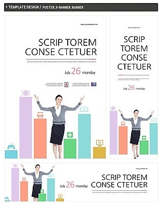 PSD 템플릿 배너 배너템플릿 여자 가로배너 ZIP 포스터 세로배너 백그라운드 비즈니스 그래프 한명 서기 미소 사람 정장 손짓 성인 세트 현수막 비즈니스우먼 여자만 여자한명만 성인여자만 성인만 1 옷 모션 표정 가로 세로 직장인 파일형식