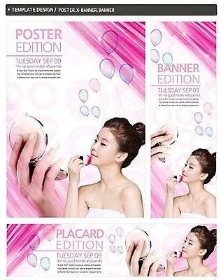 PSD 템플릿 손 배너 배너템플릿 여자 가로배너 ZIP 포스터 세로배너 백그라운드 들기 사람 동양인 상반신 20대 성인 두명 신체부위 세트 화장 뷰티 화장품 한국인 현수막 붓 풍선 팩트 청년만 성인만 모션 인종 청년 가로 세로 파일형식