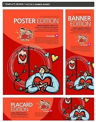PSD 템플릿 배너 배너템플릿 여자 남자 가로배너 ZIP 포스터 세로배너 어린이 백그라운드 의학 사람 성인 세명 세트 환자 현수막 하트 혈액 장기 수혈 모양 신체 치료 가로 세로 파일형식