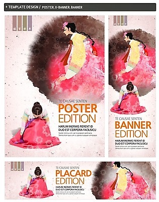 PSD 템플릿 한국전통 배너 배너템플릿 여자 명절 가로배너 ZIP 포스터 세로배너 백그라운드 새해 사람 성인 두명 세트 설날 현수막 절 전통의상 한복 여자만 성인여자만 성인만 전통 기념일 한국 가로 세로 인사 파일형식