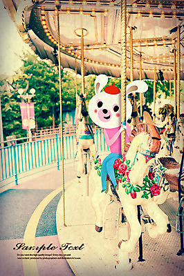 주간 PSD 동물 편집 편집이미지 캐릭터 행복 여유 포토일러 북유럽 북유럽스타일 사람없음 야외 놀이공원 토끼 빈티지 편집일러스트 회전목마 반려 이미지편집 자연요소 감정 유럽 컨셉 포유류 반려동물 테마파크 놀이기구 스타일 파일형식