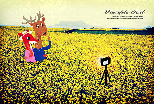 주간 PSD 식물 동물 편집 편집이미지 캐릭터 커플 꽃 행복 여유 꽃밭 포토일러 사슴 북유럽 북유럽스타일 사람없음 야외 카메라 사진촬영 빈티지 유채 편집일러스트 기념사진 이미지편집 자연요소 감정 유럽 컨셉 포유류 관계 전자제품 촬영 스타일 파일형식