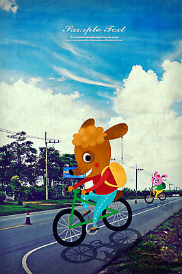 주간 PSD 동물 구름 편집 편집이미지 캐릭터 행복 도로 여유 포토일러 하늘 북유럽 북유럽스타일 사람없음 야외 자전거 빈티지 강아지 편집일러스트 자전거여행 반려 이미지편집 자연요소 감정 유럽 길 여행 컨셉 교통시설 반려동물 바이크 개 스타일 파일형식