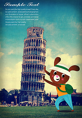 주간 PSD 동물 편집 편집이미지 캐릭터 행복 여유 여행 포토일러 북유럽 북유럽스타일 사람없음 야외 관광지 이탈리아 토끼 빈티지 배낭여행 편집일러스트 피사의사탑 반려 이미지편집 자연요소 감정 유럽 컨셉 포유류 반려동물 세계문화유산 스타일 파일형식