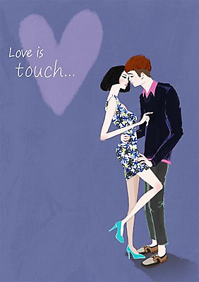 전신 PSD 커플 여자 남자 일러스트 키스 함께함 사랑 사람 성인 두명 다정 스킨십 성인만 국내일러스트 감정 컨셉 관계 애정표현 파일형식