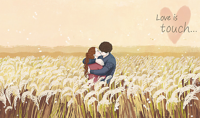 전신 PSD 커플 여자 남자 일러스트 키스 함께함 갈대 사랑 사람 성인 야외 두명 다정 가을 스킨십 갈대밭 성인만 국내일러스트 식물 계절 감정 컨셉 관계 애정표현 파일형식 갈대_식물