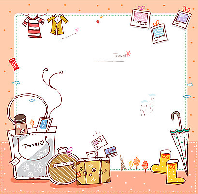 배너 옷 이어폰 여행 백그라운드 가방 일러스트 우산 프레임 틀 장화 사람없음 캐리어 코트 오브젝트 여행용품 엽서 기념사진 긴팔티셔츠 국내일러스트 AI파일 카드프레임 잡화 음향기기 신발 티셔츠 여행가방 외투 편지 파일형식 벡터