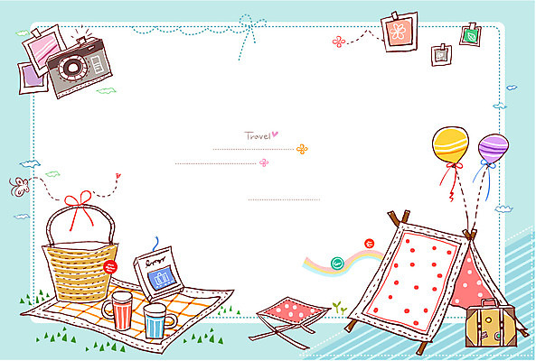 배너 여행 백그라운드 일러스트 프레임 텐트 틀 잔디 사람없음 책 컵 소풍 바구니 카메라 캐리어 봄 오브젝트 여행용품 엽서 풍선 기념사진 국내일러스트 AI파일 카드프레임 식물 식기 계절 캠핑도구 전자제품 야외활동 여행가방 편지 파일형식 벡터