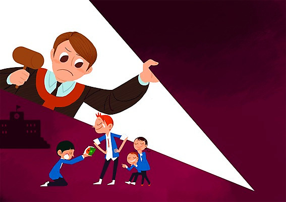 PSD 학생 여자 남자 백그라운드 일러스트 학교 청소년 사람 여러명 성인 폭력 판사 법 의사봉 왕따 학교폭력 국내일러스트 교육 다수 법률가 사회이슈 파일형식