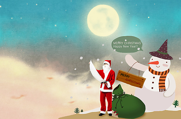 PSD 편집 편집이미지 문자 영어 남자 백그라운드 크리스마스 산타모자 눈사람 산타옷 포토일러 간판 합성일러스트 한명 사람 동양인 풍경 이벤트 성인 산타클로스 우주 한국인 보름달 보따리 남자만 남자한명만 성인남자만 성인만 이미지편집 모자_잡화 1 옷 기념일 인종 달 파일형식