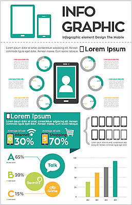 상징 일러스트 통계 수치 그래프 사람없음 전자제품 스마트폰 태블릿 픽토그램 자료 인포그래픽 막대기 표 심볼 막대그래프 국내일러스트 AI파일 핸드폰 스마트기기 파일형식 벡터