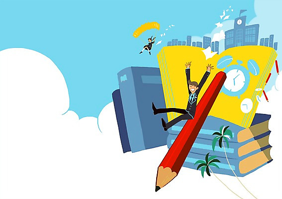 PSD 구름 학생 여자 교육 남자 행복 교복 백그라운드 일러스트 학교 청소년 하늘 휴식 사람 두명 건물 책 연필 기쁨 자유 탈출 즐거움 낙하산 일탈 십대만 국내일러스트 자연요소 건축물 옷 감정 컨셉 학용품 필기구 파일형식