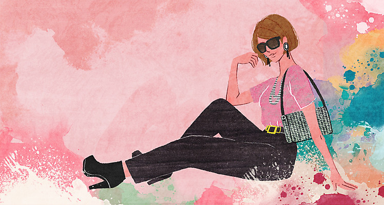 전신 PSD 모델 여자 패션 포즈 백그라운드 가방 일러스트 한명 사람 성인 선글라스 물감 우아함 하이힐 번짐 여자만 여자한명만 성인여자만 성인만 국내일러스트 1 잡화 안경 구두 컨셉 미술도구 여성화 파일형식 효과